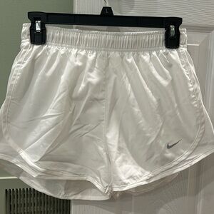 NIKE White running shorts